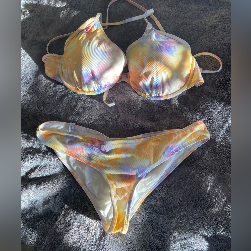 Tie dye Body Glove Bikini size L